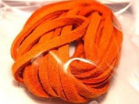 Micro-Wildlederband 3mm orange