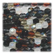Glasschliffperlen 3mm MIX 100 Stück  Pebblestone