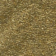 Miyuki Delica Beads 1,3mm DBS0034 metallic 24 Karat Hamilton Gold plated 5gr
