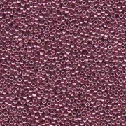 Miyuki Rocailles Beads 4mm 4218 Duracoat galvanized Dusty Orchid 20gr