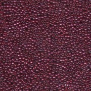 Miyuki Rocailles Beads 2mm 0313 gold luster Cranberry ca 12gr