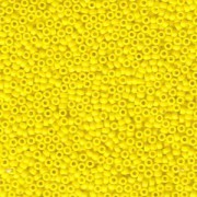 Miyuki Rocailles Beads 1,5mm 0404 opaque Yellow ca 11gr