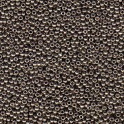 Miyuki Rocailles Beads 2mm 4222 Duracoat galvanized Pewter ca 23,5gr