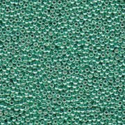 Miyuki Rocailles Beads 1,5mm 4214 Duracoat galvanized Dark Mint Green ca 11gr