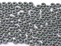 O-Beads 2x4mm 2423980-14400 Jet Hematite ca 8,1gr