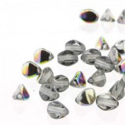 Pinch Beads 5x3mm Crystal Vitrail 50 Stück