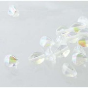 Pinch Beads 5x3mm Crystal AB beschichtet 50 Stück