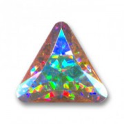 Swarovski Elements Steine Dreieck 10mm Crystal AB beschichtet F 1 Stück