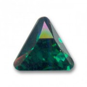 Swarovski Elements Steine Dreieck 10mm Emerald F 1 Stück