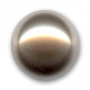 Swarovski Elements Perlen Crystal Pearls 6mm Bronze Pearls halb gebohrt flach 10 Stück