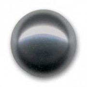 Swarovski Elements Perlen Crystal Pearls 8mm Dark Grey Pearls halb gebohrt flach 10 Stück