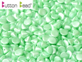 Button Beads 4mm Pastel Light Green ca 50 Stück