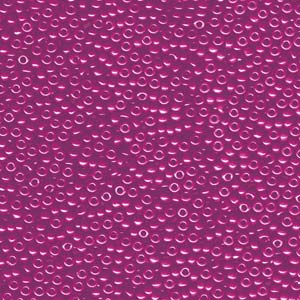 Miyuki Rocailles Beads 2mm 1385 dyed opaque Pink ca 12gr