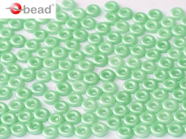 O-Beads 2x4mm 2402010-25025 Alabaster Pastel light Green ca 8,1gr