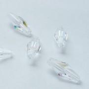 Swarovski Elements Perlen Bicones lang 15x6mm Crystal