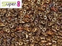 Super8®-Beads 2,2x4,7mm Metallic Mix ca 10 g