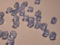 Glasschliffperlen 3mm Light Sapphire 100 Stück