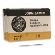 John James Needles Sharps 25 Stück Grösse 10