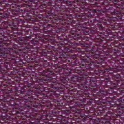 Miyuki Rocailles Beads 2mm 264 raspberrylined rainbow Crystal ca 12gr