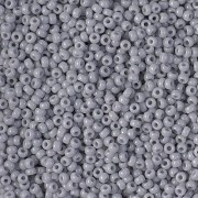Miyuki Rocailles Beads 2mm 0498 Opaque Cement Gray 12gr