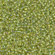 Miyuki Rocailles Beads 2mm 1014 Silverlined Chartreuse AB 12gr
