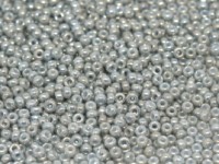 Miyuki Rocailles Beads 2mm 1866 opak Grey Luster ca 12gr