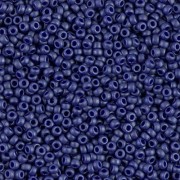 Miyuki Rocailles Beads 2mm 2075 Matte Opaque Cobalt Luster ca 12gr