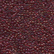 Miyuki Rocailles Beads 2mm 2249 inside colorlined Red Cranberry 12gr