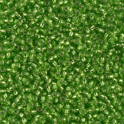 Miyuki Rocailles Beads 2mm 2423 Silverlined Lime 12gr