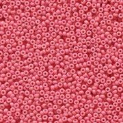 Miyuki Rocailles Beads 2mm 4465 Duracoat opaque dyed Bubble Gum ca 12gr