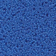 Miyuki Rocailles Beads 2mm 4484 Duracoat opaque dyed Bright Blue ca 12gr