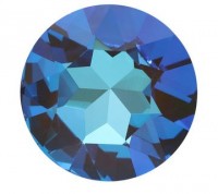 Kristallglas Stein rund 27mm Olivine MI 1Stück