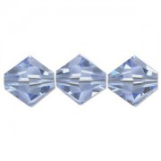 Swarovski Elements Perlen Bicones 6mm Light Sapphire 50 Stück