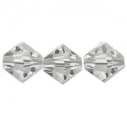 Swarovski Elements Perlen Bicones 4mm Crystal 100 Stück