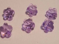 Swarovski Elements Perlen Blumen 8mm Violet 10 Stück