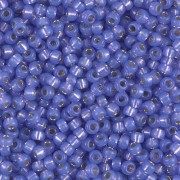 Miyuki Rocailles Beads 3mm 0649 silverlined dyed alabaster Violet ca 13gr