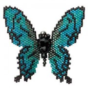 Miyuki Schmuck Bastelset BFK 100 Lazuline Butterfly Brooch