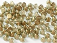 Button Beads 4mm Crystal GT Champagne ca 50 Stück