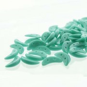 Crescent Beads Turquoise 3x10mm ca 10 gr
