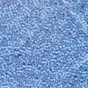 Miyuki Delica Beads 1,6mm DB1249 transparent rainbow Ocean Blue ca 5gr