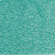 Miyuki Delica Beads 1,6mm DB1268 transparent matt Caribbean Teal ca 5gr