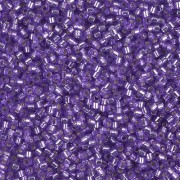 Miyuki Delica Beads 1,6mm DB1347 dyed silverlined Purple ca 5 gr
