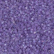 Miyuki Delica Beads 1,6mm DB1753 Sparkling Purple Lined Opal AB ca 5gr