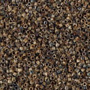 Miyuki Delica Beads 1,6mm DB2267 opaque Brown Picasso ca 5gr