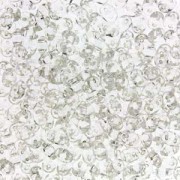 Mini-Duoperlen 2x4mm Crystal Silver Lined ca 12,5 gr