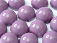 Dome Beads 14x8mm Hollyhock Purple 10 Stück