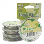 Flexrite 7strängig 0,3mm Silberfarben 9,14m