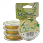 Flexrite 7strängig 0,35mm Metallic Satin Gold 9,14m