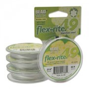 Flexrite 49strängig 0,35mm Perlsilber 9,14m