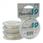 Flexrite 49strängig 0,45mm 925er Sterling Silber 3m